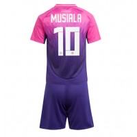 Germany Jamal Musiala #10 Replica Away Minikit Euro 2024 Short Sleeve (+ pants)